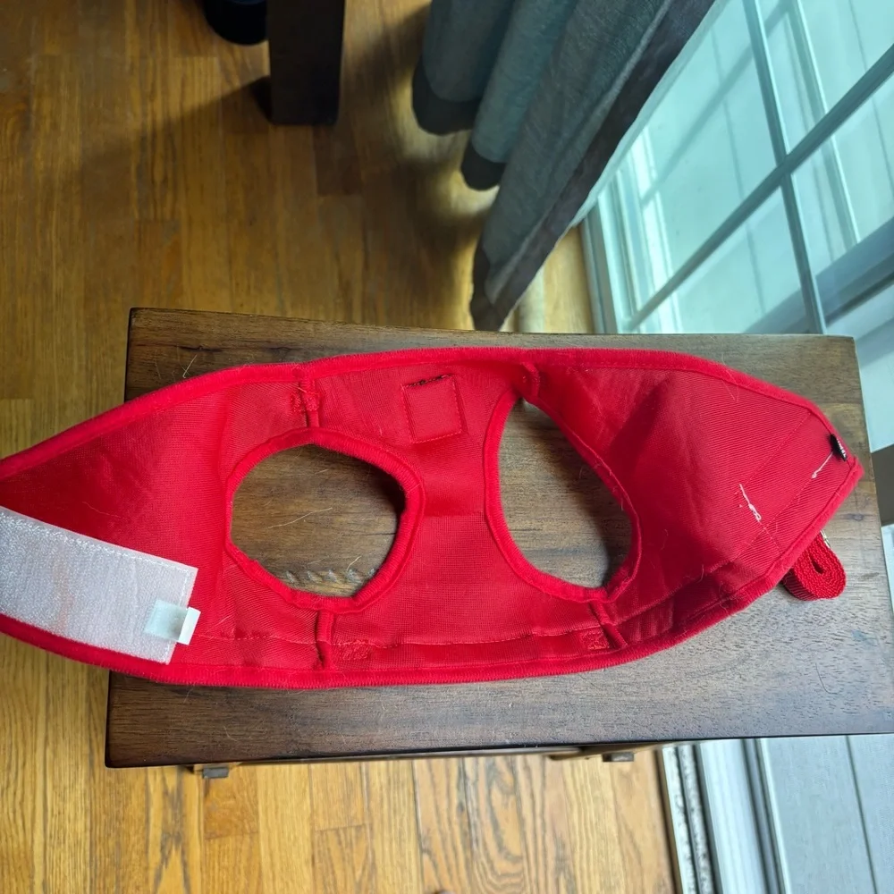 Travel cat large harness leash red